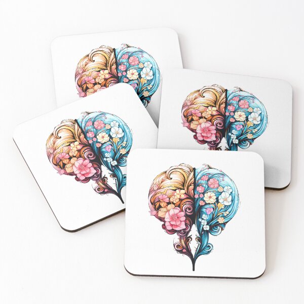 Item preview, Floral Mind Heart – Emotional Balance Design designed and sold by Mysterium AI.