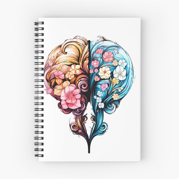 Item preview, Floral Mind Heart – Emotional Balance Design designed and sold by Mysterium AI.