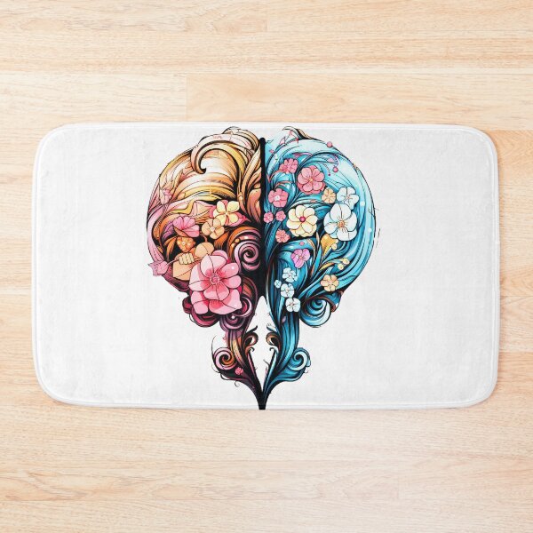 Item preview, Floral Mind Heart – Emotional Balance Design designed and sold by Mysterium AI.