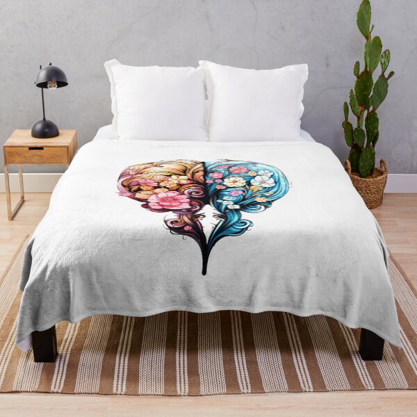 Item preview, Floral Mind Heart – Emotional Balance Design designed and sold by Mysterium AI.