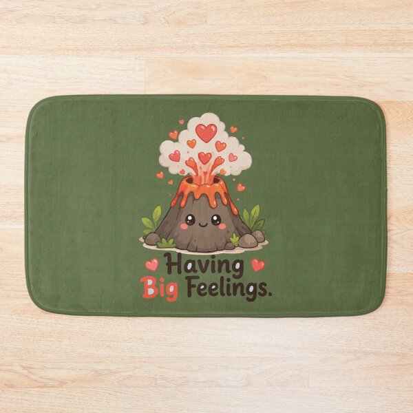 Item preview, Having Big Feelings Cute Volcano Sticker for Geology Lovers & Emotional Support designed and sold by SimplePoDesign.