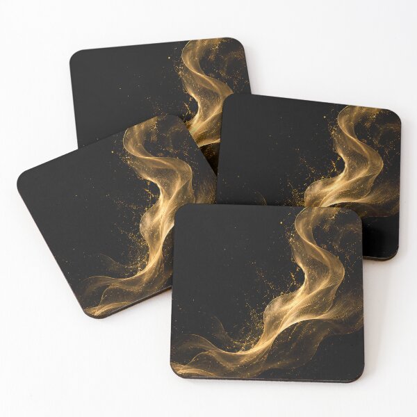 Item preview, Golden Whisper – Abstract Light Flow designed and sold by bauschberts.