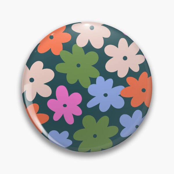 Item preview, Modern Floral Print with Colorful Flowers designed and sold by kenagui.