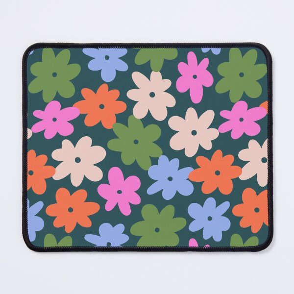 Item preview, Modern Floral Print with Colorful Flowers designed and sold by kenagui.