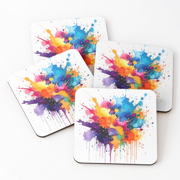 Item preview, Vibrant Watercolor Paint Splatter  designed and sold by BetweenForms.