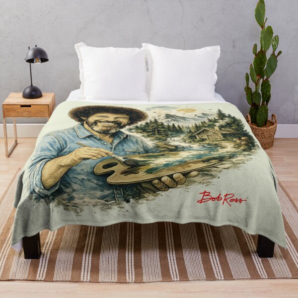 Item preview, Bob Ross Happy Little Trees Vintage Nature Comes to Life designed and sold by karamram.