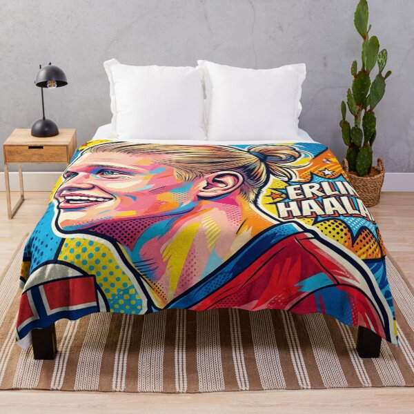 Item preview, Erling Haaland Pop Art Portrait designed and sold by Simplybe1.