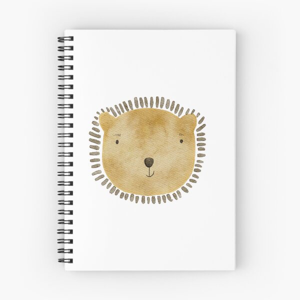Item preview, Cute Watercolor Lion Face Illustration designed and sold by سله أرت.