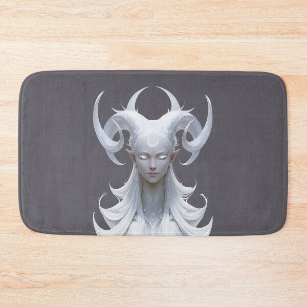 Item preview, Moon Goddess Ram Horn Fantasy Portrait designed and sold by MythicMood.