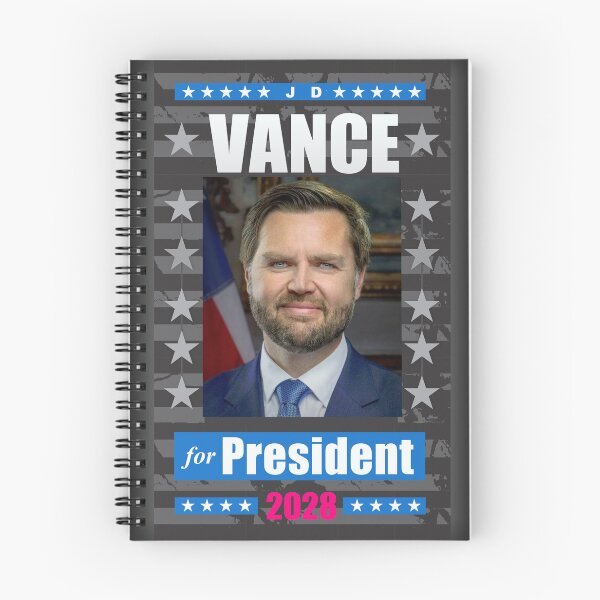 Artikelvorschau, DJ Vance für Präsident 2028 entworfen und verkauft von DalePrestonArt.