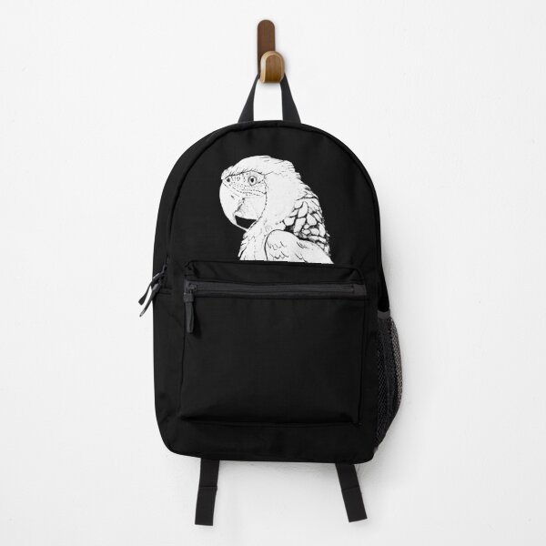 Item preview, The Monochrome Macaw: Exotic Ink Portrait - Dark Version designed and sold by BarnBurns.