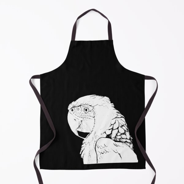Item preview, The Monochrome Macaw: Exotic Ink Portrait - Dark Version designed and sold by BarnBurns.