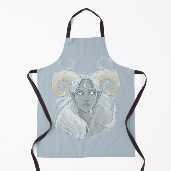 Item preview, Lunar Fantasy Goddess with Ram Horns designed and sold by MythicMood.