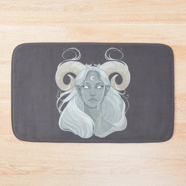 Item preview, Lunar Fantasy Goddess with Ram Horns designed and sold by MythicMood.