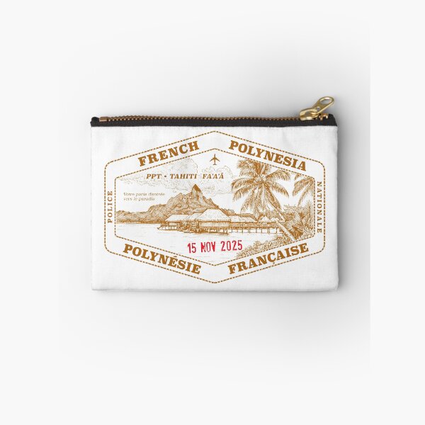 Item preview, Passport Stamp - Tahiti, French Polynesia designed and sold by travelwitheric.