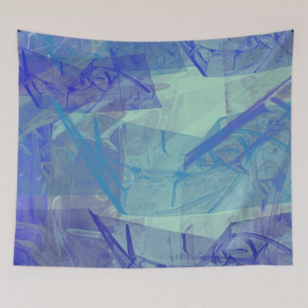 Item preview, Abstract Ocean Collage designed and sold by Swooncake Press.