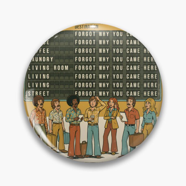 Item preview, Vintage Airport Departures Board ADHD Retro T-Shirt designed and sold by urbinet.