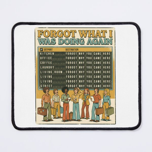 Item preview, Vintage Airport Departures Board ADHD Retro T-Shirt designed and sold by urbinet.