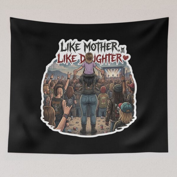 Item preview, Like mother like daughter designed and sold by The Creepy Kooky Coven.