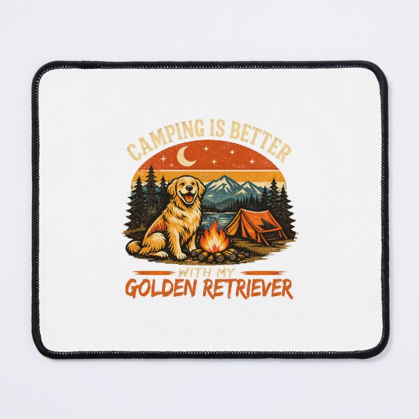 Item preview, Camping Is Better With My Golden Retriever designed and sold by younsseamn.