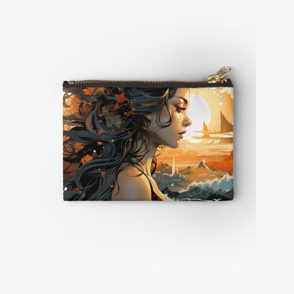 Item preview, Autumn Moon Goddess – Fantasy Ocean Dreamscape designed and sold by Mysterium AI.