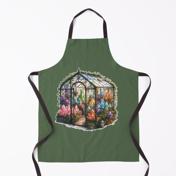 Item preview, Crystal Greenhouse Sticker for Crystal Lovers, Rock Collectors & Cozy Botanical Aesthetic designed and sold by SimplePoDesign.