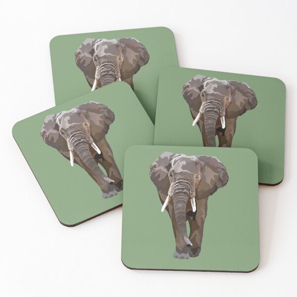 Item preview, A is for African Elephant Keeper,African Elephant Keeper Design – Dedicated Care and Conservation of Majestic Wildlife Artwork designed and sold by PrettylittlepastelUk.