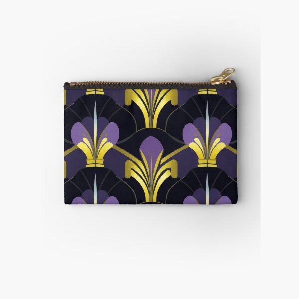 Item preview, Art Deco Purple And Golden Luxurious Pattern designed and sold by DEC02.
