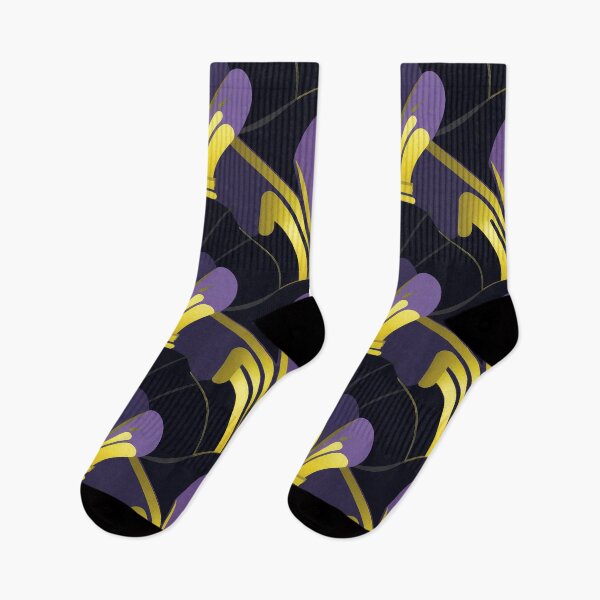 Item preview, Art Deco Purple And Golden Luxurious Pattern designed and sold by DEC02.