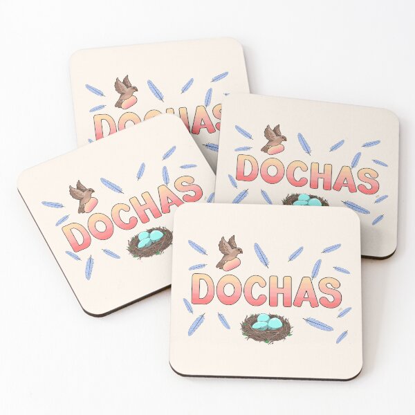 Item preview, DÓCHAS: HOPE (as Gaeilge / in Irish): Beautiful Bird - the thing with feathers designed and sold by BrokenIrish.