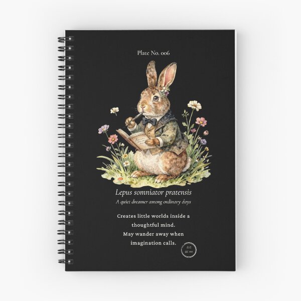 Item preview, Dreamy Rabbit Poet Vintage Woodland Cottagecore Shirt designed and sold by QuietSylvan.