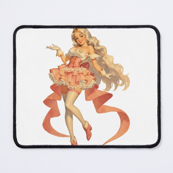 Item preview, Celestial Princess Pin-Up | Original Fantasy Vintage Illustration designed and sold by Cosplayvintage.