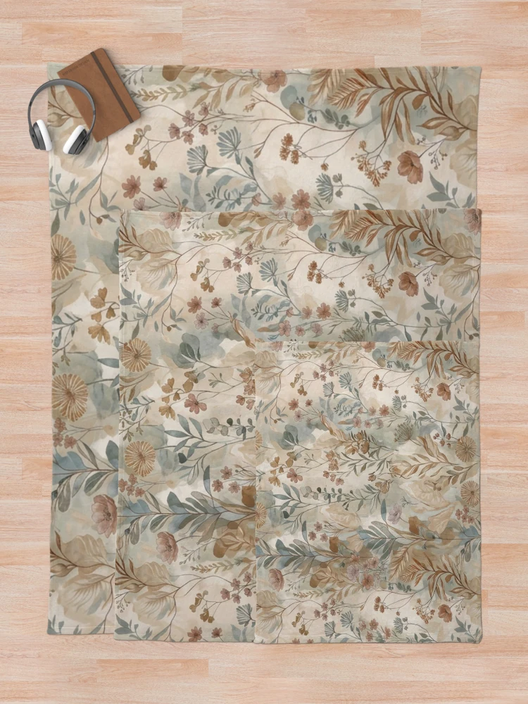 Thumbnail 5 of 6, Throw Blanket, Flower pattern designed and sold by Differenceee.