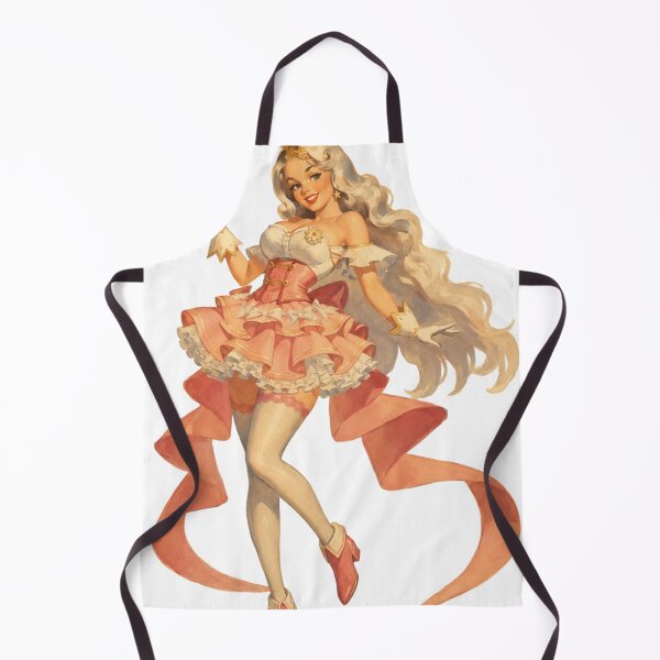 Item preview, Celestial Princess Pin-Up | Original Fantasy Vintage Illustration designed and sold by Cosplayvintage.