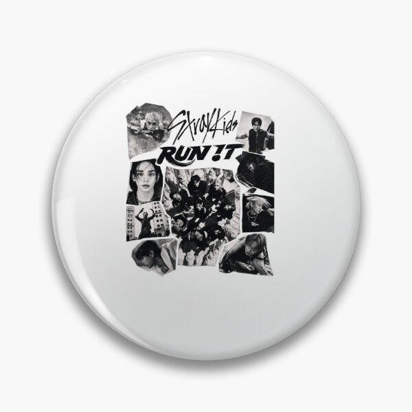 Item preview, Stray Kids Run It Photo Collage Shirt, Black White Vintage Kpop Tee, SKZ Tour Poster Style Fan Gift, Comfort Colors Shirt designed and sold by BerryHand.