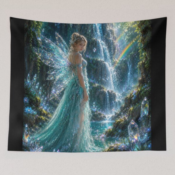 Item preview, Crystal Waterfall Fairy  designed and sold by jgvisualarts.