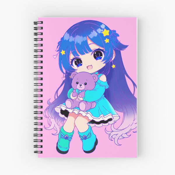 Item preview, Cute Chibi Girl With Teddy Bear | Original Kawaii Sticker designed and sold by artistanithe.