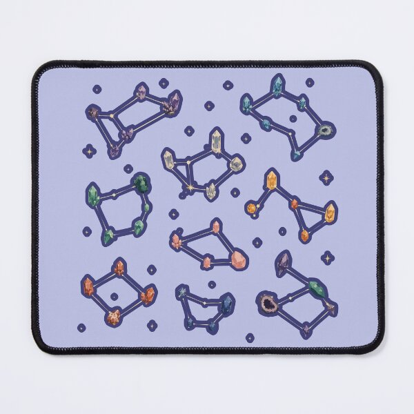 Item preview, Crystal Constellations Sticker Set Cute Zodiac Inspired Rockhound Astronomy Design designed and sold by SimplePoDesign.