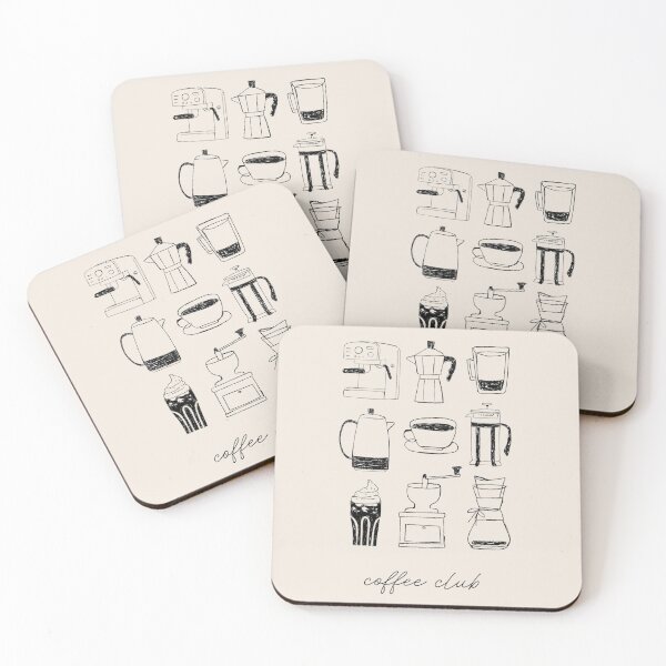Artikelvorschau, coffee lover design coffee club entworfen und verkauft von Mypixieart.