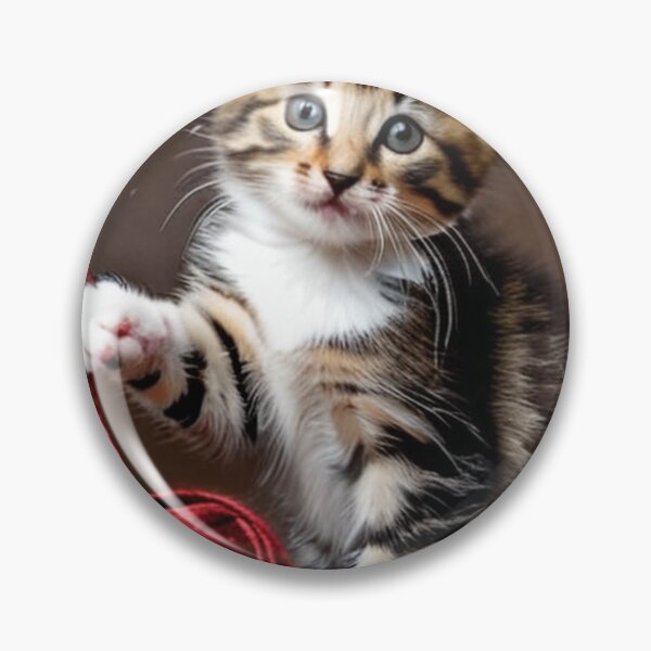 Item preview, Animals - Blue Eyed Tabby Kitten, Tender and Playful Portrait designed and sold by World-Pets.
