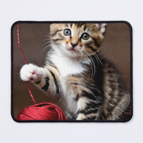 Item preview, Animals - Blue Eyed Tabby Kitten, Tender and Playful Portrait designed and sold by World-Pets.