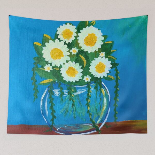Item preview, White Flower Vase designed and sold by AvalonUnmuzzled.