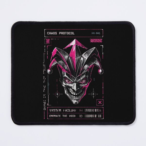 Item preview, Cyberpunk Jester Streetwear Interface Design designed and sold by HexJester-store.