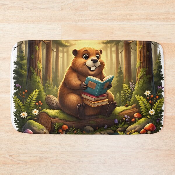 Item preview, Happy Beaver Adventures – Beaver Reading Books designed and sold by Clothes With Smiling Animals Walt Gral.