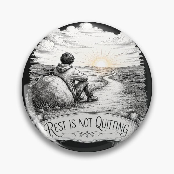 Item preview, Rest Is Not Quitting Vintage Engraving Landscape Art Gift for Anyone designed and sold by Nightarel.