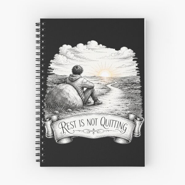 Item preview, Rest Is Not Quitting Vintage Engraving Landscape Art Gift for Anyone designed and sold by Nightarel.