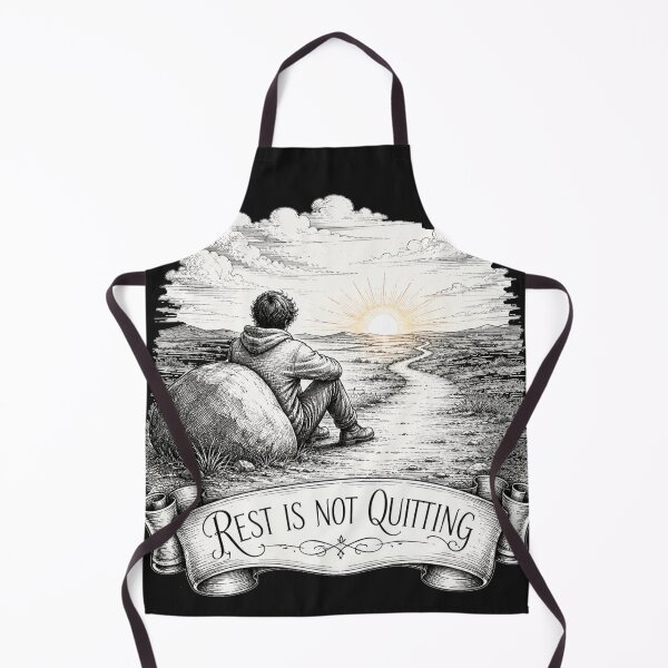 Item preview, Rest Is Not Quitting Vintage Engraving Landscape Art Gift for Anyone designed and sold by Nightarel.