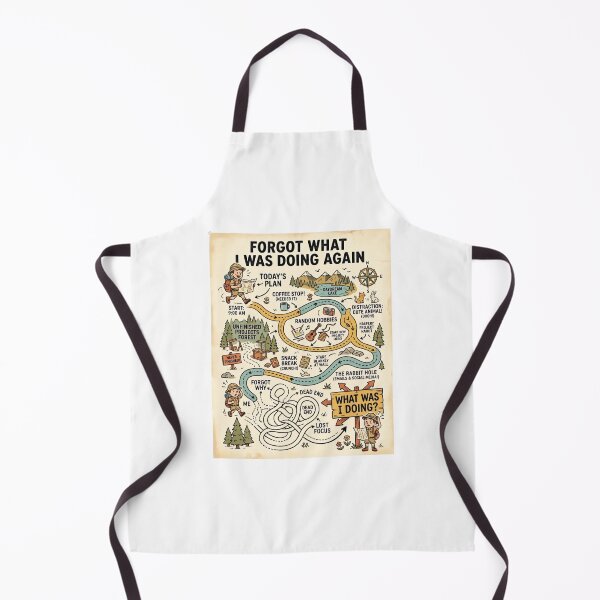 Item preview, Vintage ADHD Adventure Map Retro T-Shirt designed and sold by urbinet.