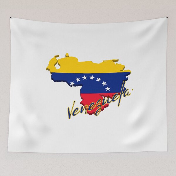 Item preview, Map of the flag of Venezuela, Venezuelan pride designed and sold by Dressyourflag.
