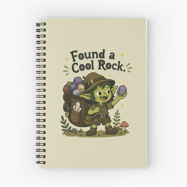 Item preview, Found a Cool Rock Funny Goblin Rockhound Sticker Cute Geology Crystal Collector Gift designed and sold by SimplePoDesign.